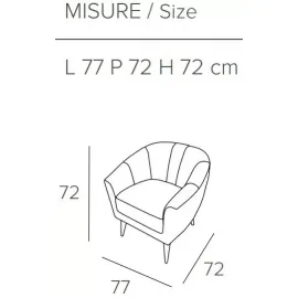 Кресло Target Point Tebe с мягкой микрофиброй, PT509