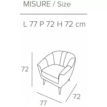 Кресло Target Point Tebe с мягкой микрофиброй, PT509