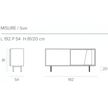 Прилавок двухдверный Target Point Modus, MA108