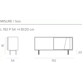 Прилавок двухдверный Target Point Modus New, MA110