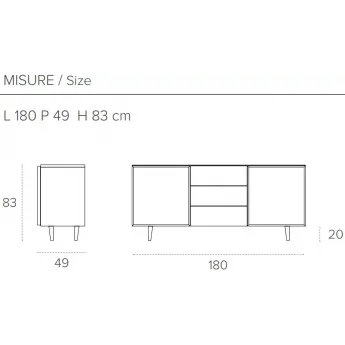 Прилавок двухдверный Target Point Minerva, MA113