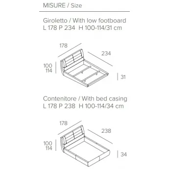 Кровать Target Point Roma 160х200 см, BD441