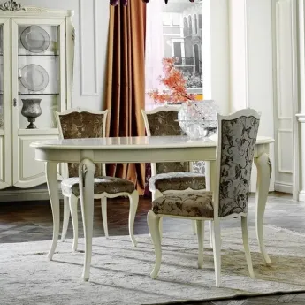 Стол Giorgio Casa Memorie Veneziane 200/250х110, овальный раскладной T52/200