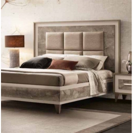 Кровать 160х200 Arredo Classic Adora Ambra, мягкое изголовье, арт. 41
