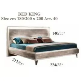 Кровать 200х200 Arredo Classic Adora Ambra, King Size, арт. 40