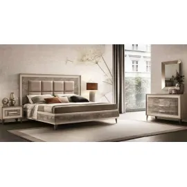Кровать 120х200 Arredo Classic Adora Ambra, мягкое изголовье, арт. 41