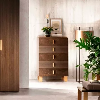 Комод высокий большой Arredo Classic Adora Essenza, 5 ящиков