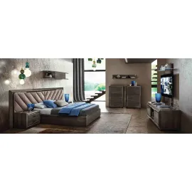 Кровать Imbottito коллекции Elite Camelgroup, 160x200, с мягким изголовьем и рингом, 165LET.18PL