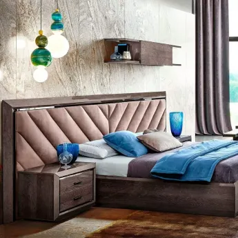 Кровать Imbottito коллекции Elite Camelgroup, 160x200, с мягким изголовьем и рингом, 165LET.18PL