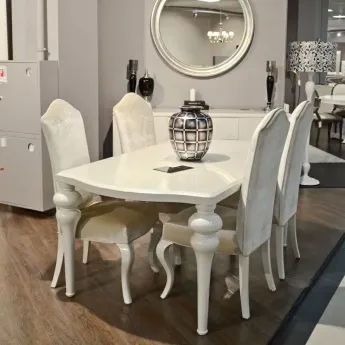 Стул Fratelli Barri Roma, сверкающий жемчужный, FB.CH.RM.679