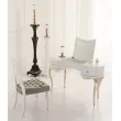 Туалетный столик Fratelli Barri Rimini, белый матовый лак, серебряное напыление FB.LDT.RIM.691 - Фото 1