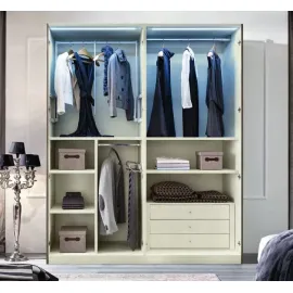 Шкаф 3-дверный Camelgroup Maia Silver с зеркалами, 154AR3.02PL