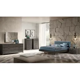 Комод высокий 6 ящиков Camelgroup Maia, с ручками Maia, ножки FLAT