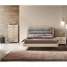 Комод высокий 6 ящиков Camelgroup Maia Sabbia ручки MAIA, ножки FLAT