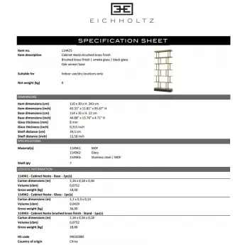 Стеллаж Eichholtz Cabinet Nesto, 114425