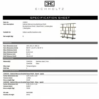 Стеллаж Eichholtz Mercure, 114413