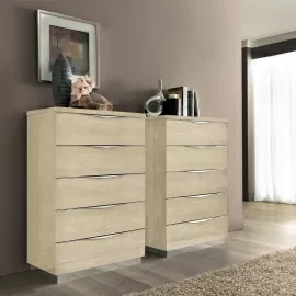 Комод высокий Platinum Sabbia Camelgroup, 5 ящиков, 136SET.03BS
