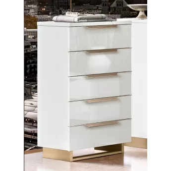 Комод высокий Camelgroup Smart White, пять ящиков, 162SET.01BI