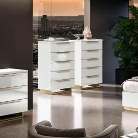 Комод высокий Camelgroup Smart White, пять ящиков, 162SET.01BI