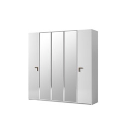 Шкаф 5-дверный Smart White Camelgroup с зеркалами, 162AR5.04BI