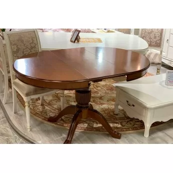 Стол обеденный Claudio Saoncella Puccini, круглый раздвижной, Вишня (PC90) - 42318