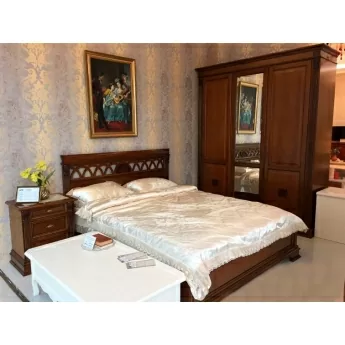 Кровать 160x200 Claudio Saoncella Puccini, без изножья, Вишня (PC90) - 44571