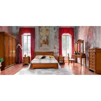 Кровать 180x200 Claudio Saoncella Puccini, без изножья, Вишня (PC90) - 44573
