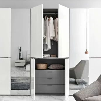 Шкаф 4-дверный Alf Italia Artemide, c зеркалами, PJAE0014