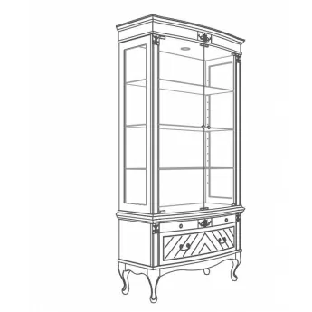 Витрина Panamar 805.001, размеры