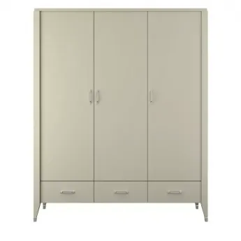 Шкаф Fratelli Barri Salerno, Бежевый матовый, трёхдверный, FB.WR.SL.657