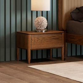 Прикроватная тумба MOD Interiors Paterna, на ножках, шпон Дуба W (V39W), MDI.BST.PN.17