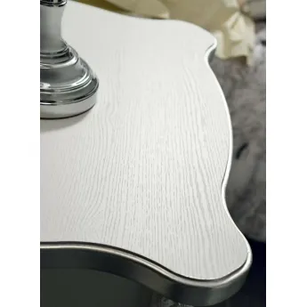 Прикроватная тумба Mobilpiu Luxury Viola Bianco, ручки Viola, 2CNTVB13