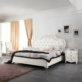 Кровать Mobilpiu Viola Bianca, мягкое изголовье, 160х190, 2CNTVB14E