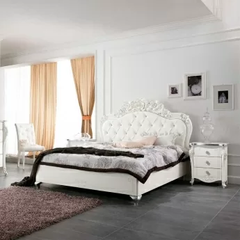 Кровать Mobilpiu Viola Bianca, мягкое изголовье, 160х190, 2CNTVB14E