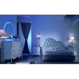 Кровать Mobilpiu King Cuore, без контейнера, 180х200, 2CNTVB14HCKS