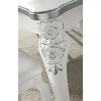 Стол обеденный Mobilpiu Viola Bianca 120/160, раздвижной, 2SVIB03Q