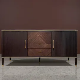 Комод Classico Italiano Венеция, моккачино/орех американский, Т-104/MO/NA