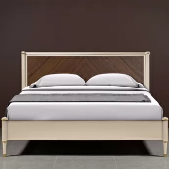 Кровать Classico Italiano Венеция, 140х200, меланж/орех, Т-140/ML/NA