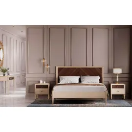 Кровать Classico Italiano Венеция, 180х200, меланж/орех, Т-180/ML/NA