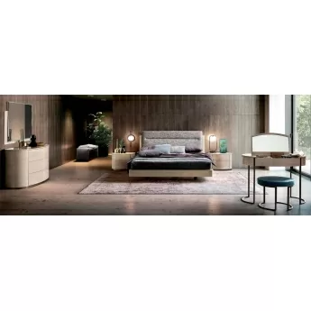 Кровать Trendy Camelgroup Maia Sabbia 160x200, экокожа NABUK 12, с подъёмником