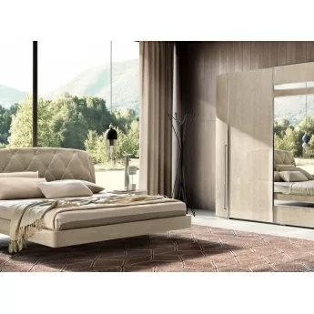 Кровать Trendy Camelgroup Maia Sabbia 160x200, экокожа NABUK 12, с подъёмником
