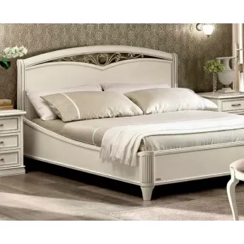 Кровать Camelgroup Nostalgia Bianco Antico 140х200 с ковкой без изножья, 085LET.32BA