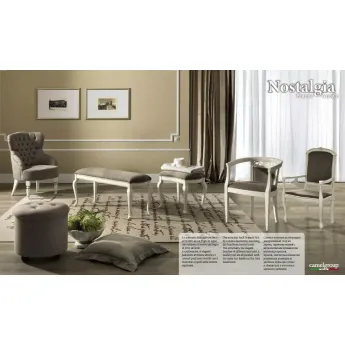Полукресло Capitonne Nostalgia Camelgroup Bianco Antico, экокожа