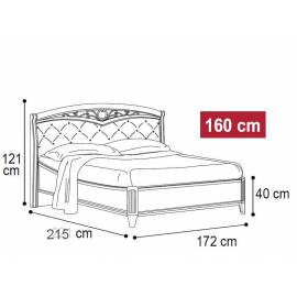Кровать Nostalgia Ricordi Camelgroup 160 мягкое изголовье