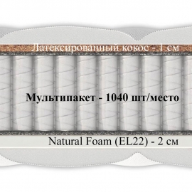 Матрас Materlux Formia (Формия) – 80х200 см