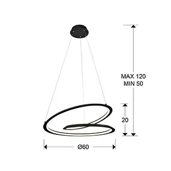 Люстра Schuller Looping, 527583