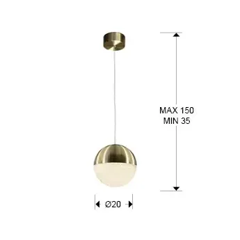 Люстра Schuller Sphere, 793407