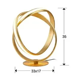 Настольная лампа Schuller Lazas, Золото, 486637