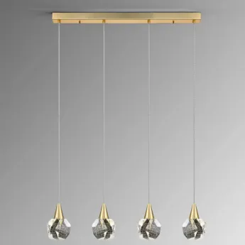 Люстра Schuller Aquaria, золото, 157155