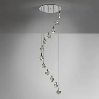 Люстра Schuller Aquaria, хром, 157308